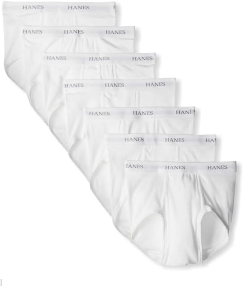Hanes Men's Ultimate Underwear Briefs Pack, 7-Pack, Moisture-Wicking Underwear, Cotton Briefs