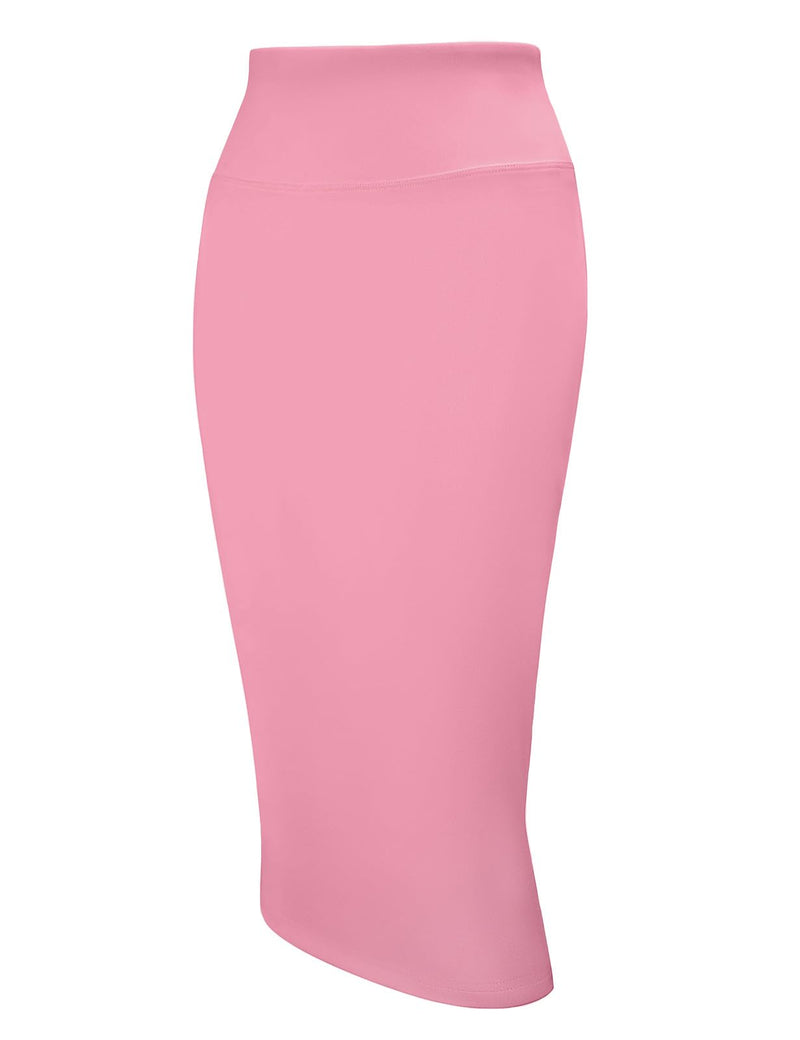 Tapata Women's Office Work Pencil Skirt Stretch High Waist Below Knee Bodycon for Business Casual