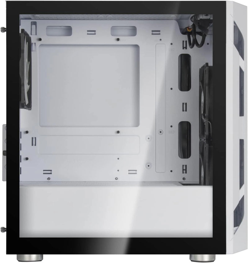 SilverStone FARA H1M PRO White Micro-ATX Tower case W/ Glass and Three ARGB Fans-4