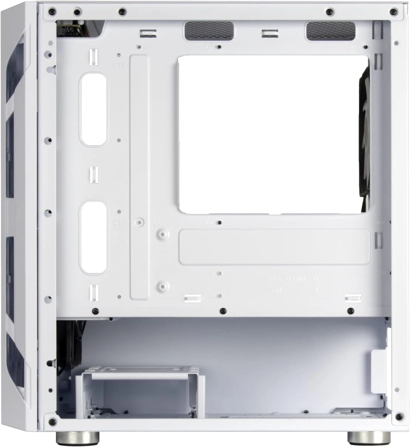 SilverStone FARA H1M PRO White Micro-ATX Tower case W/ Glass and Three ARGB Fans-5