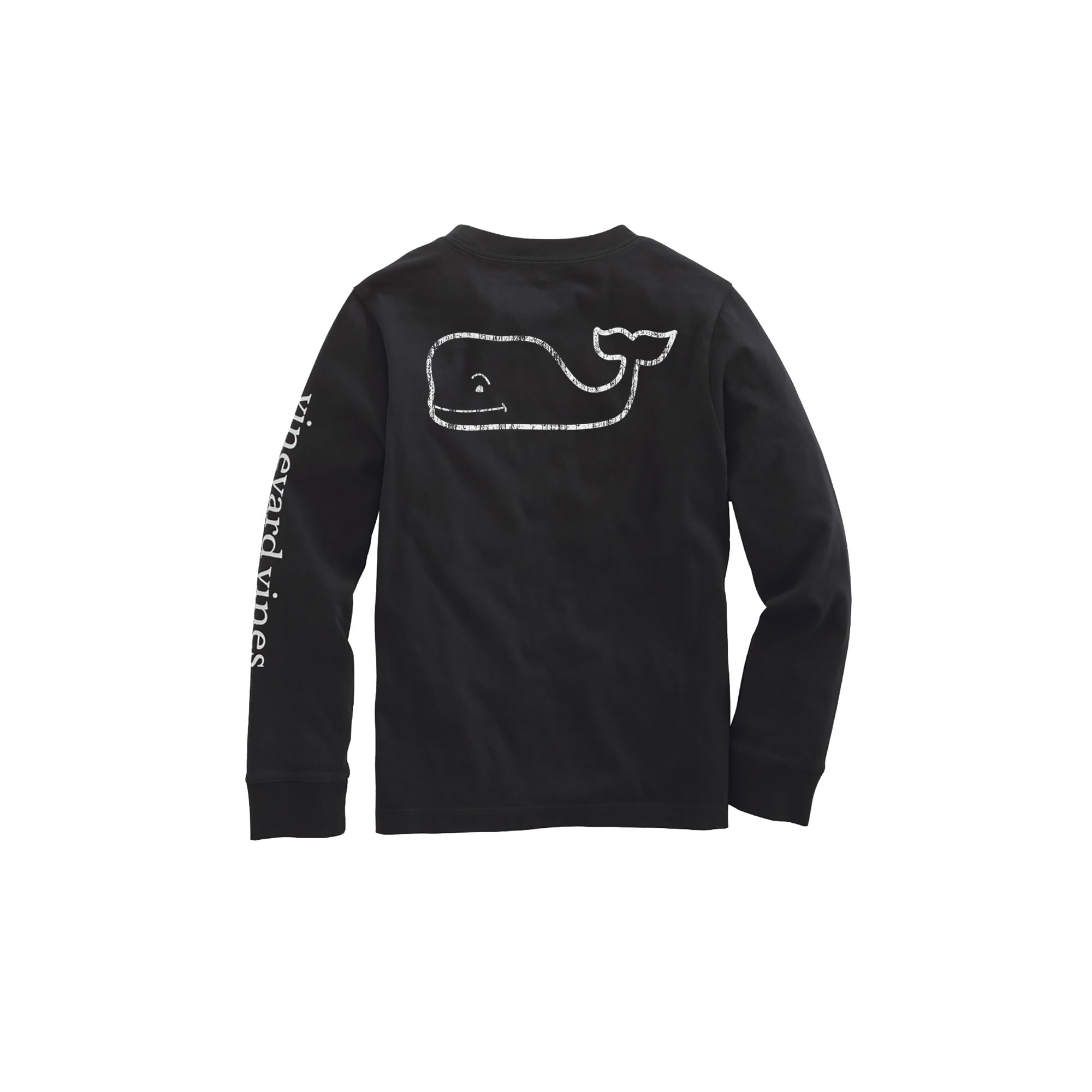 vineyard vines Boys Long Sleeve Vintage Whale Pocket T-Shirt