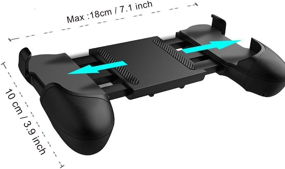 Universal Mobile Game Joystick Spiral Mini Joystick Game Handle Grip Controller Rocker Joypad Foldable Stand Holder for Cellphones (Handle Holder)