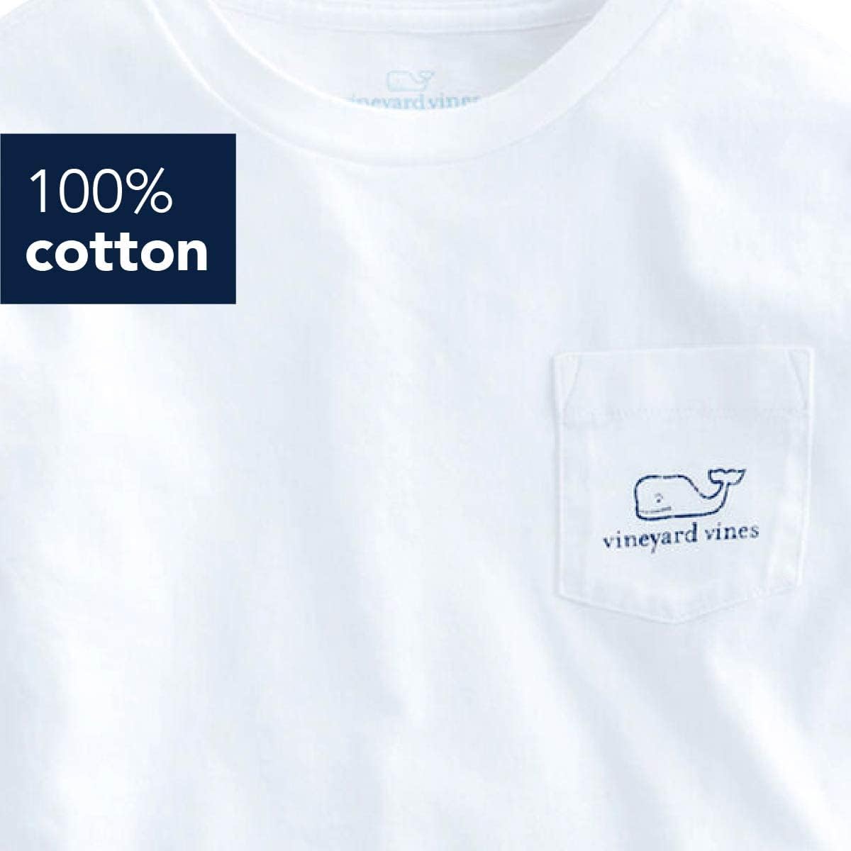 vineyard vines Boys Long Sleeve Vintage Whale Pocket T-Shirt