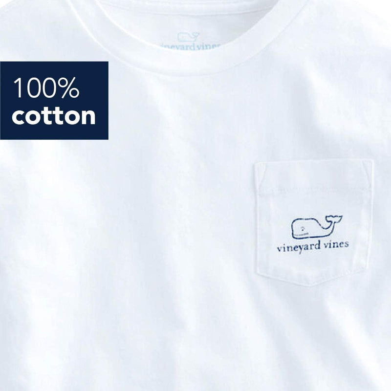 vineyard vines Boys Long Sleeve Vintage Whale Pocket T-Shirt