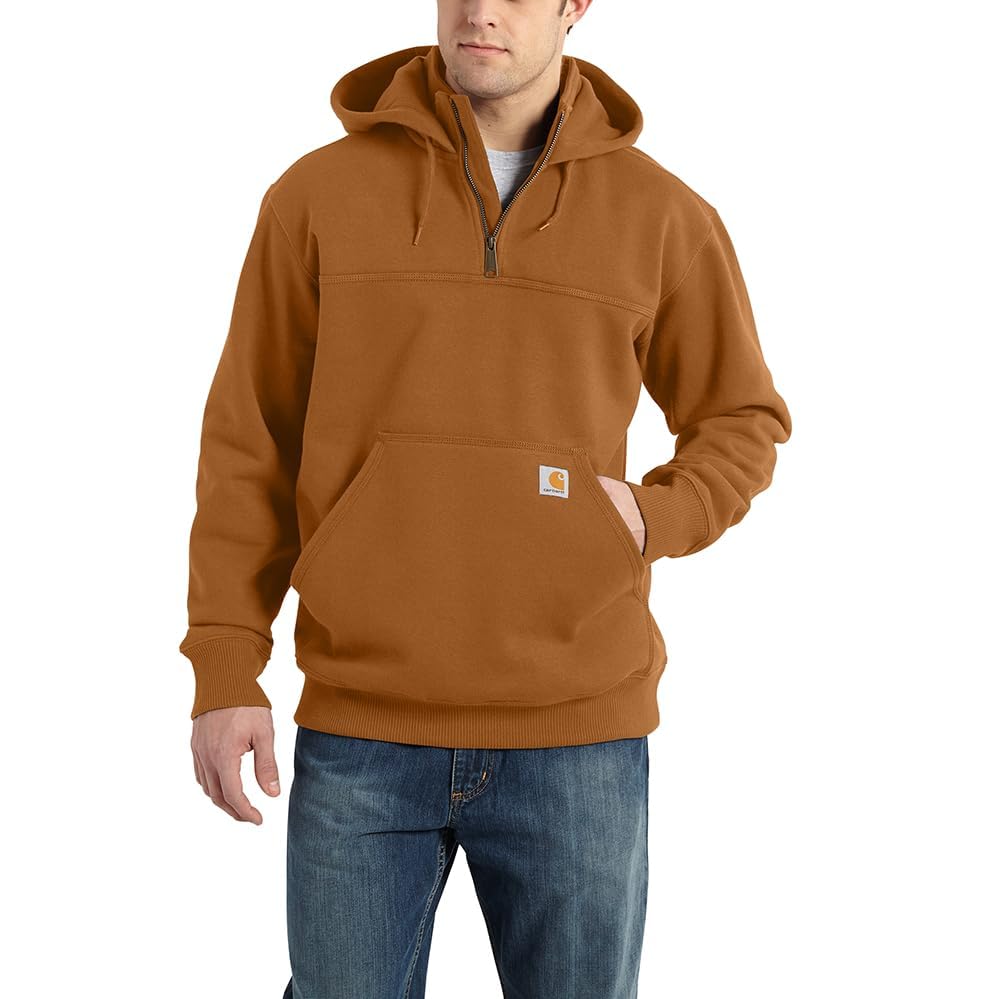 Carhartt mens Rain Defender Loose Fit Heavyweight Quarter-zip Sweatshirt-91