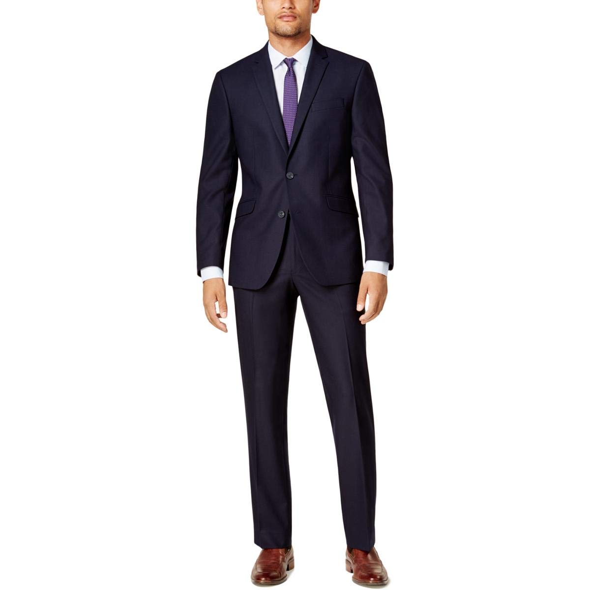 Kenneth Cole Mens Performance Fabric Slim Fit Suit-37