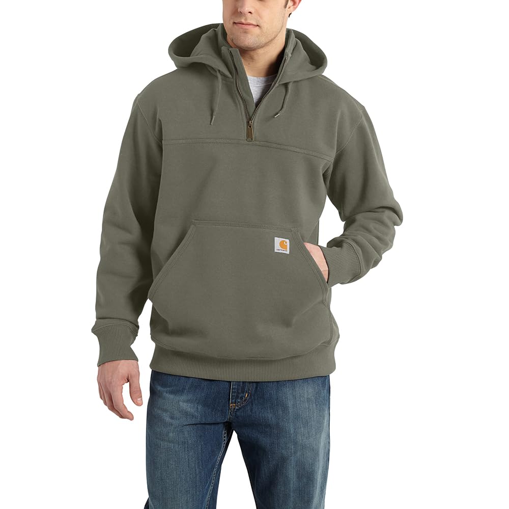 Carhartt mens Rain Defender Loose Fit Heavyweight Quarter-zip Sweatshirt-18