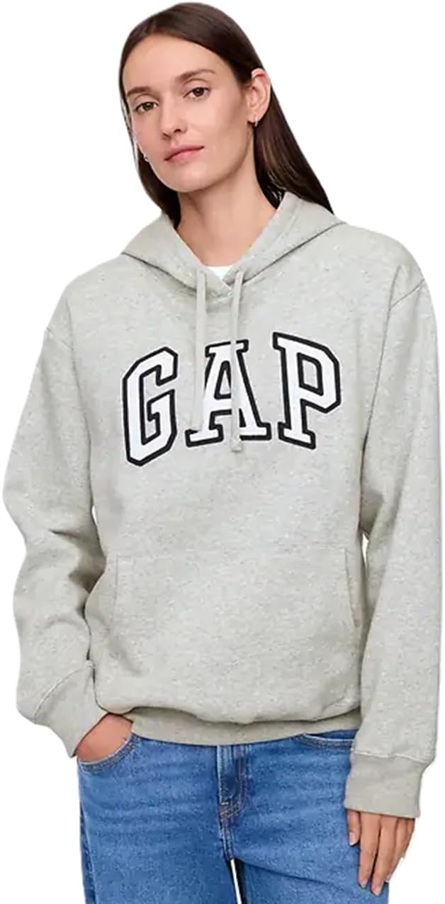 GAP womens Logo Hoodie Hooded Full Zip Sweatshirt-55