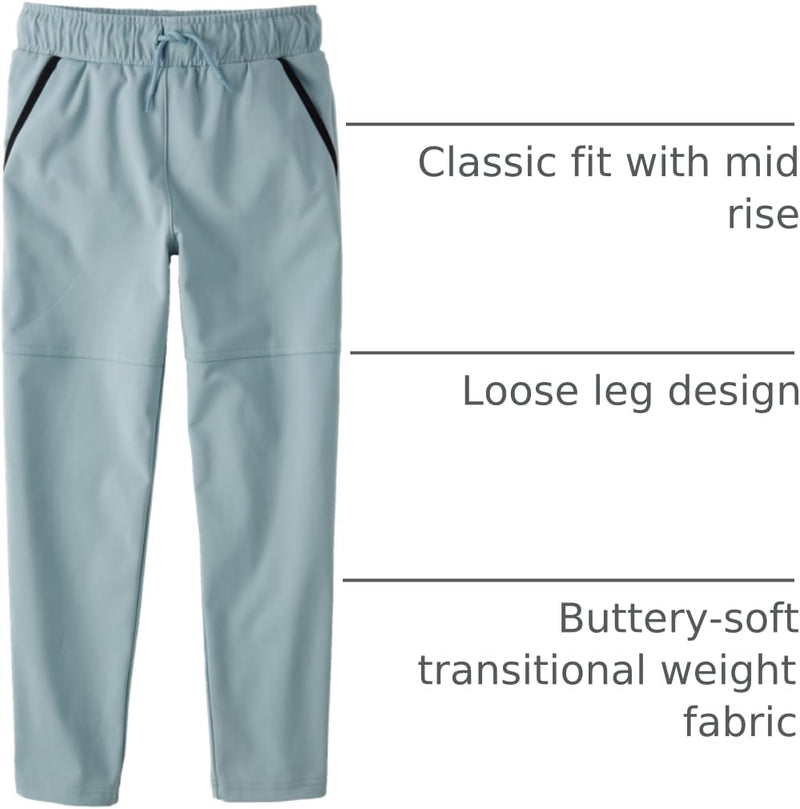 The Children's Place Boys Soft Tech Pull on Jogger Pants