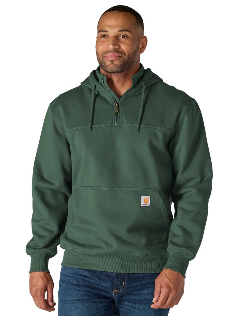 Carhartt mens Rain Defender Loose Fit Heavyweight Quarter-zip Sweatshirt-90