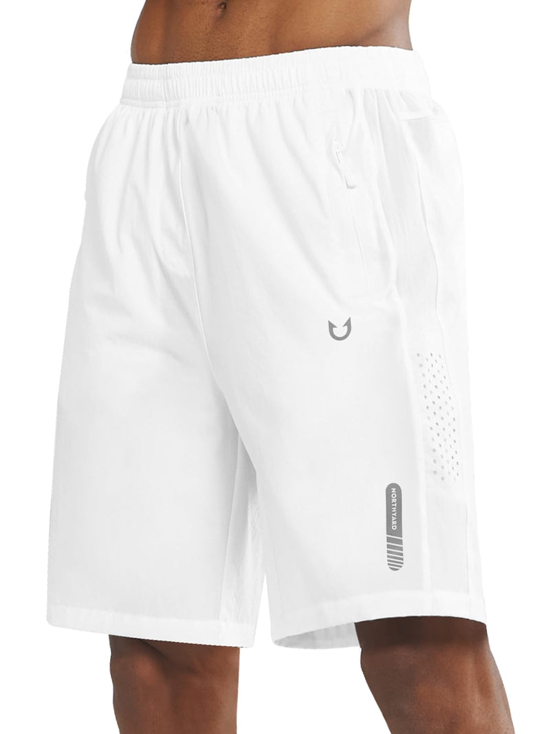 NORTHYARD Men's Athletic Running Shorts Quick Dry Workout Shorts 7"/ 5"/ 9" Lightweight Sports Gym Basketball Tennis Hiking-100
