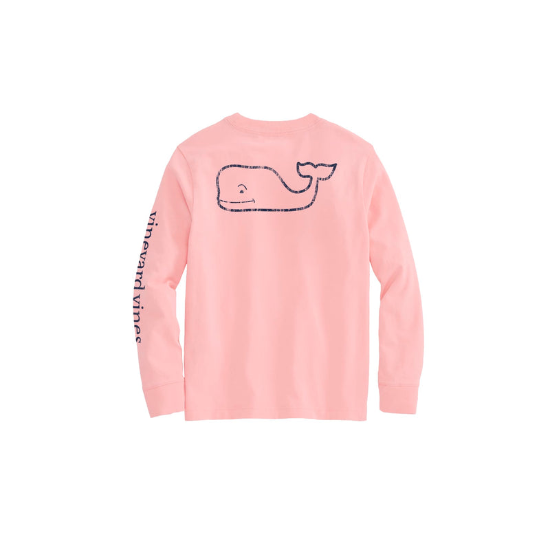 vineyard vines Boys Long Sleeve Vintage Whale Pocket T-Shirt