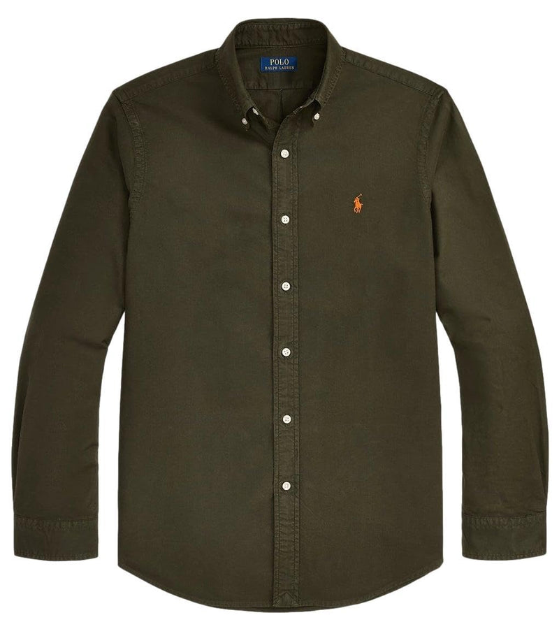 POLO RALPH LAUREN Men's Classic Oxford Long Sleeve Sport Shirt-86