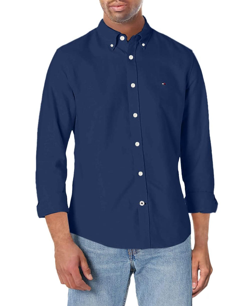 Tommy Hilfiger Mens Long Sleeve Button Down Oxford Shirt in Regular Fit-28