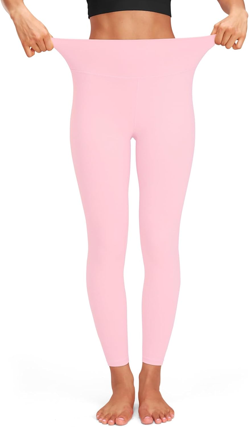 Blue Breath Leggings for Women - High Waisted Yoga Pants Tummy Control Full Length Buttery Soft for Workout Athletic