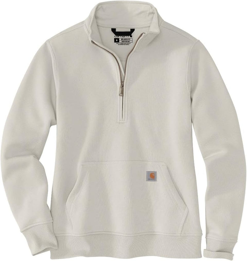 Carhartt Women's Relaxed Fit Midweight Quarter-Zip Mock-Neck Sweatshirt-35