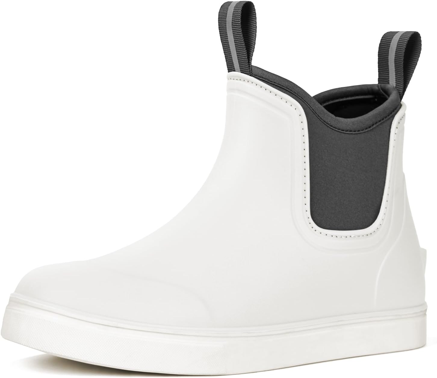 Women's Deck Boots Waterproof Ankle Rain Boots Outdoor Fishing Garden Boots for Women Anti-Slip Lightweight Comfortable Work Shoes-48