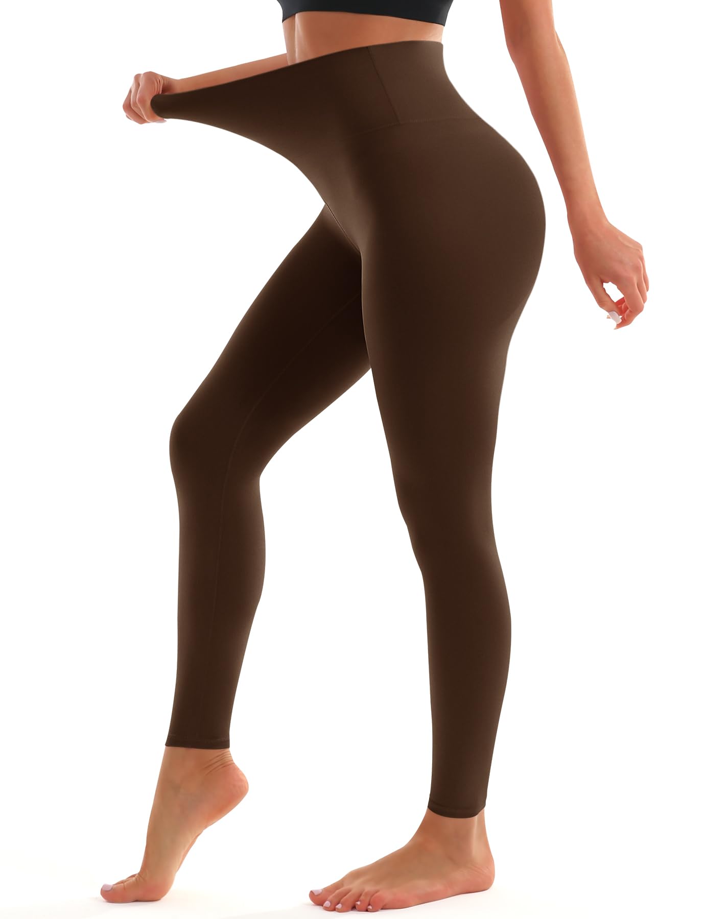 Blue Breath Leggings for Women - High Waisted Yoga Pants Tummy Control Full Length Buttery Soft for Workout Athletic