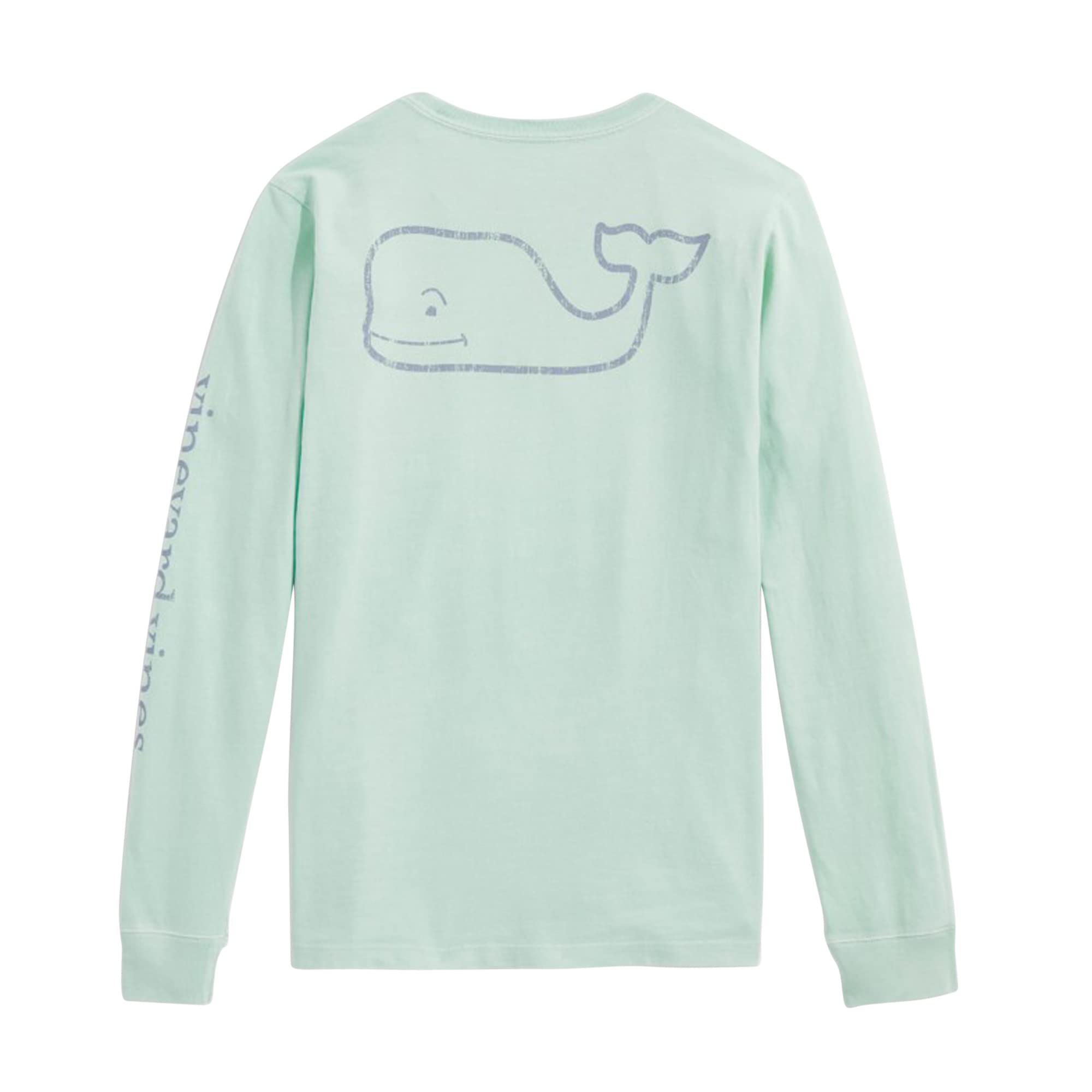vineyard vines Boys Long Sleeve Vintage Whale Pocket T-Shirt