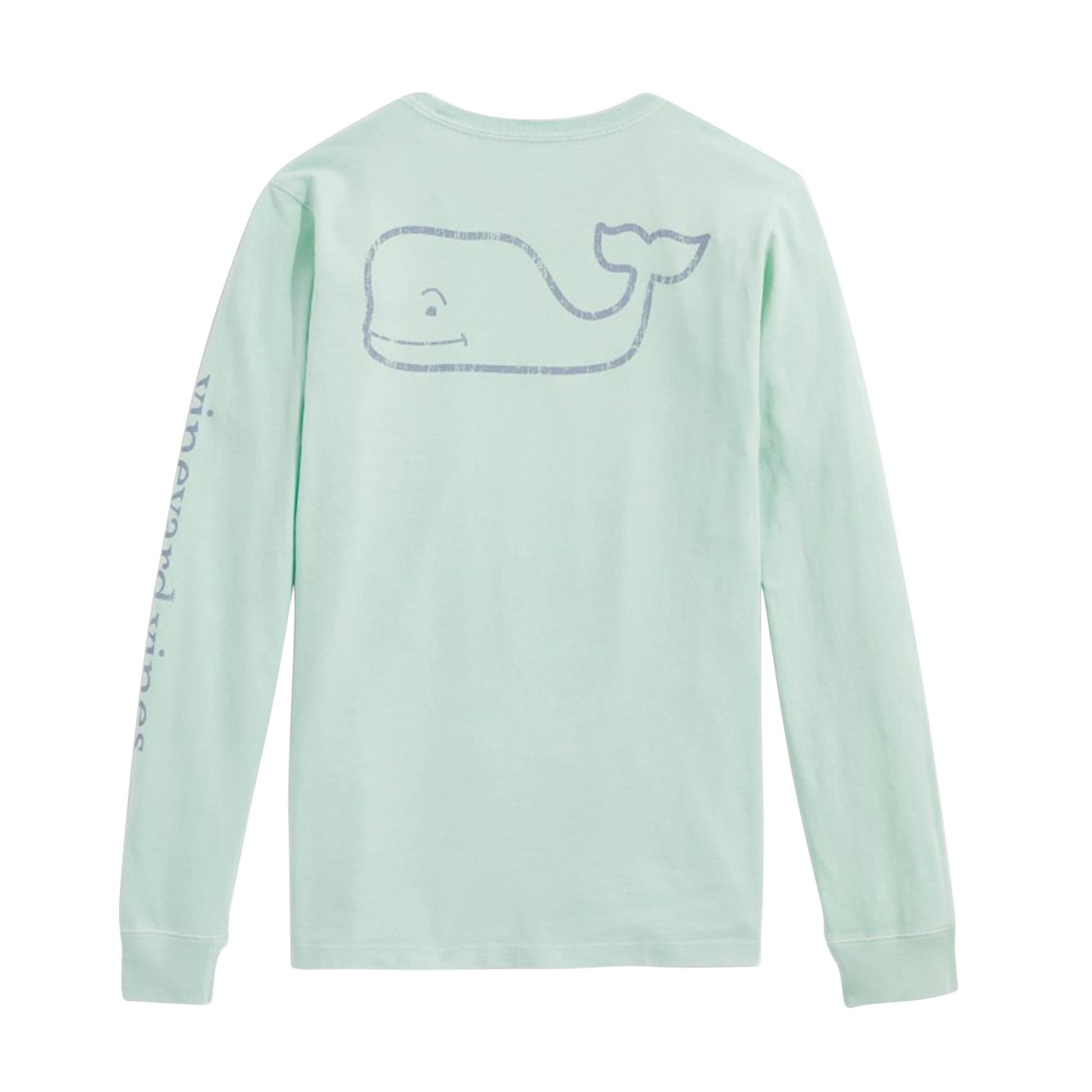 vineyard vines Boys Long Sleeve Vintage Whale Pocket T-Shirt