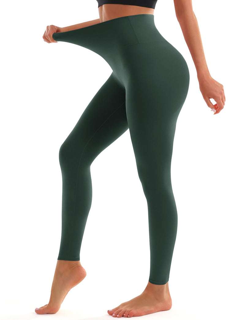 Blue Breath Leggings for Women - High Waisted Yoga Pants Tummy Control Full Length Buttery Soft for Workout Athletic