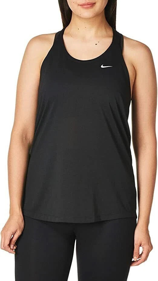 Nike Dri-FIT Women's Elastika Training Tank DA0370-010, BLACK, S-1