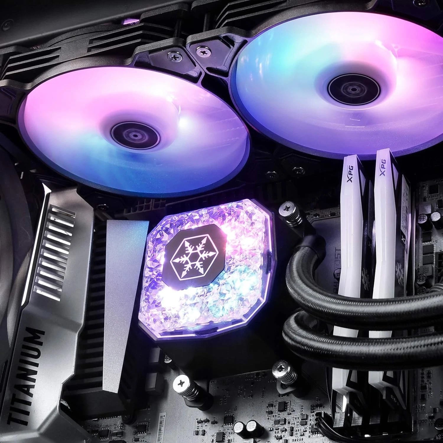 SilverStone IceGem 240P 240mm AIO Liquid Cooler for AM5 & Threadripper TR5 / SP6-6