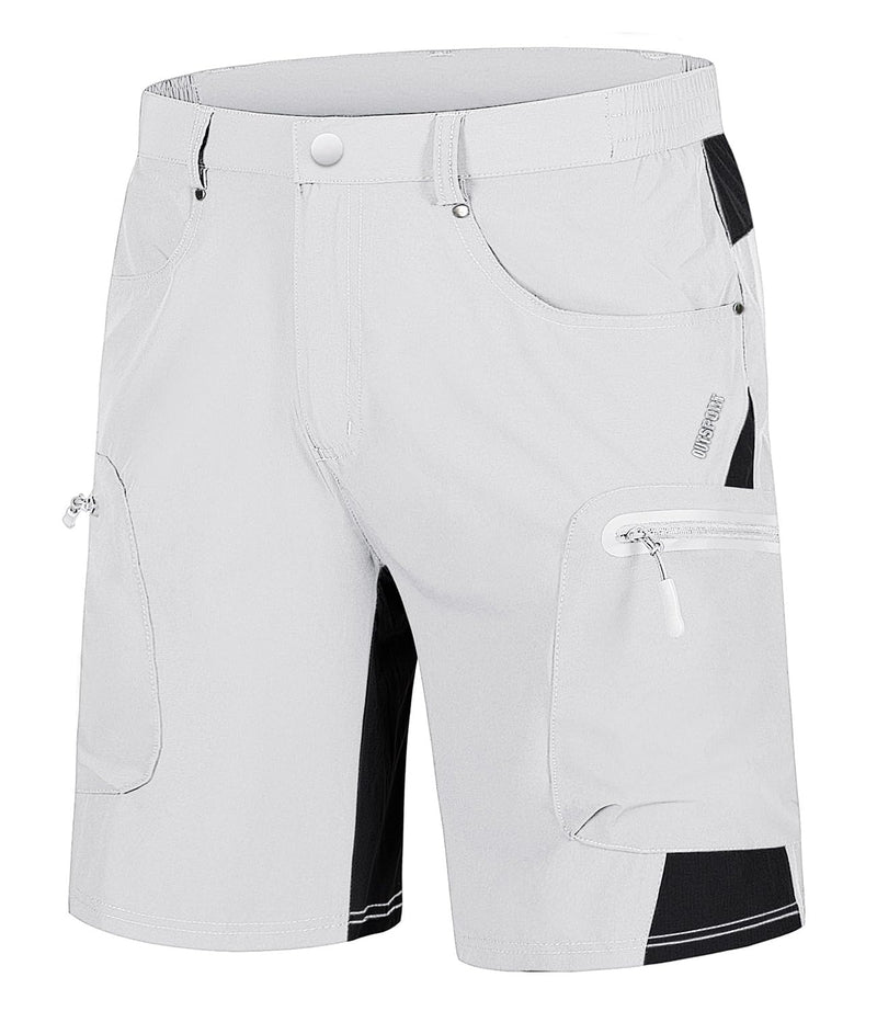 TACVASEN Men's Hiking Cargo Shorts 10" with Zipper Pockets Quick Dry Casual Stretch Golf Work Short Outdoor Summer