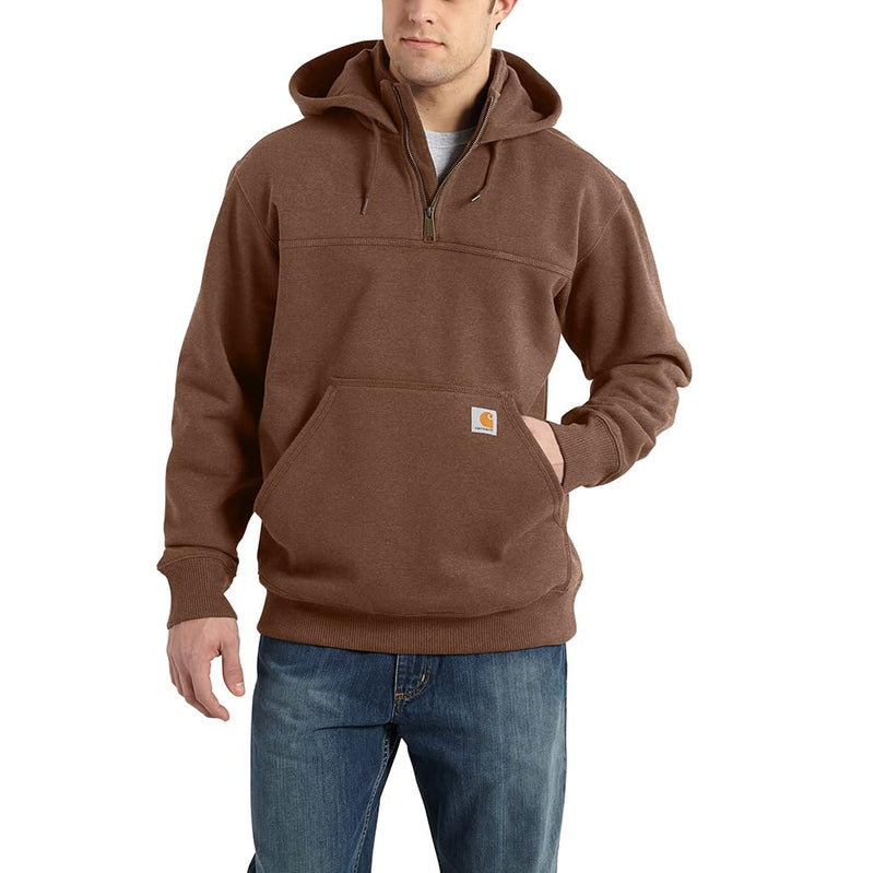 Carhartt mens Rain Defender Loose Fit Heavyweight Quarter-zip Sweatshirt-100