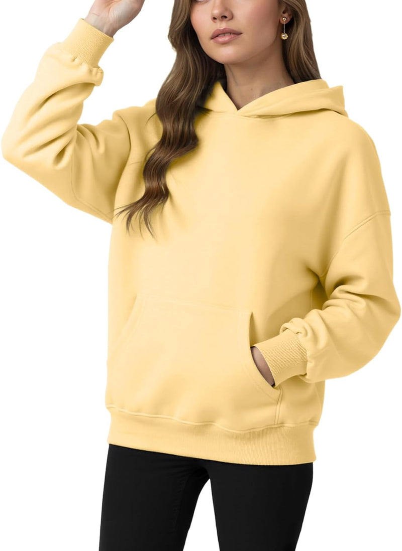 Womens Winter Fleece Hoodies Sweatshirts - Long Sleeve Pullover Sweaters With Pocket 2025 Fashion Outfits-3