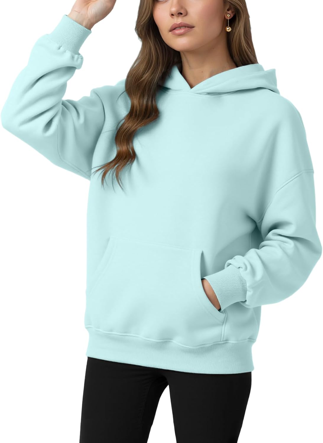 Womens Winter Fleece Hoodies Sweatshirts - Long Sleeve Pullover Sweaters With Pocket 2025 Fashion Outfits-32