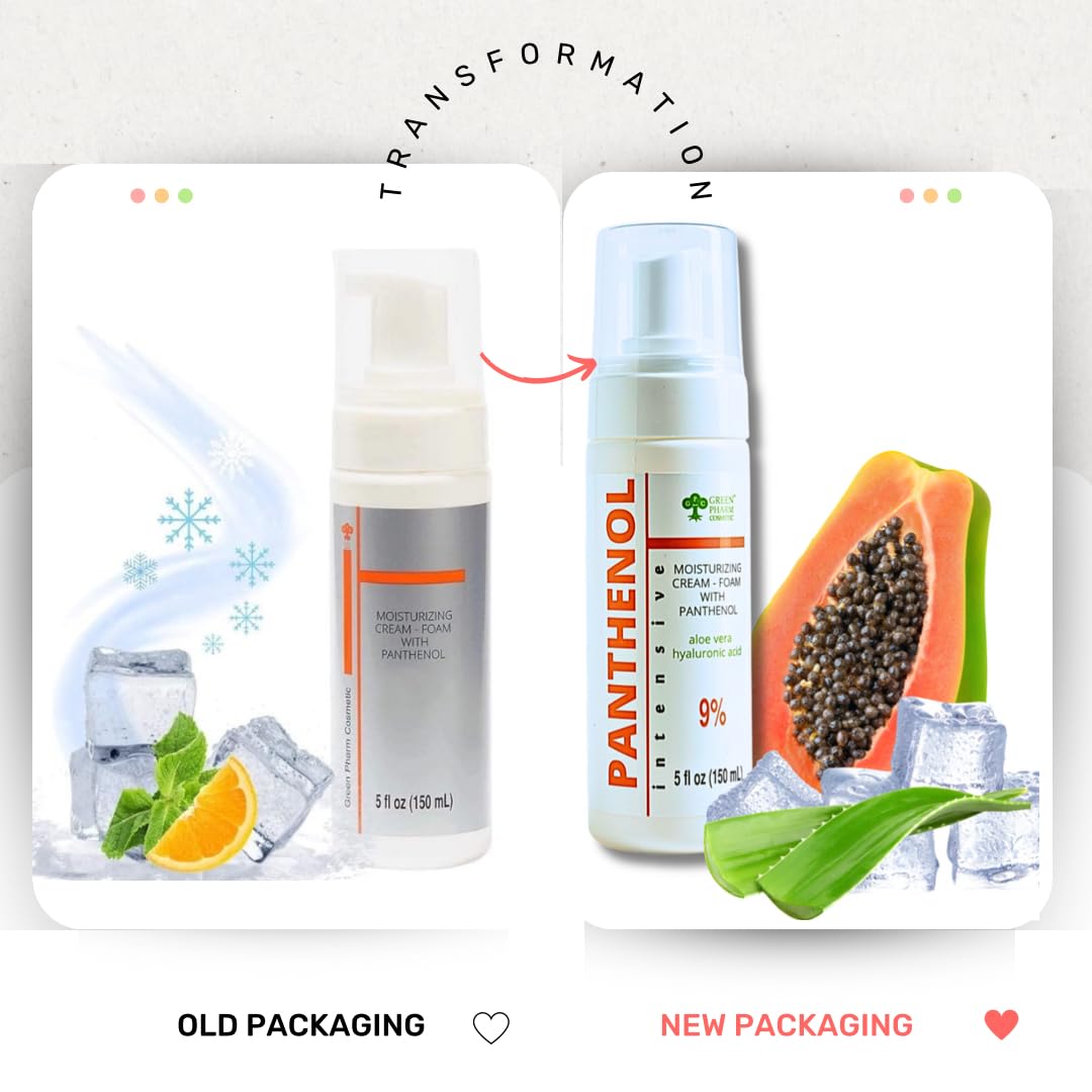 9% Panthenol Foam After Sun & Instant Redness Relief| Barrier Repair with Aloe & Hyaluronic Acid| Post Acne, Procedures, After Tattoo Care & Hair Transplant Spray | Baby & Sensitive Skin Safe