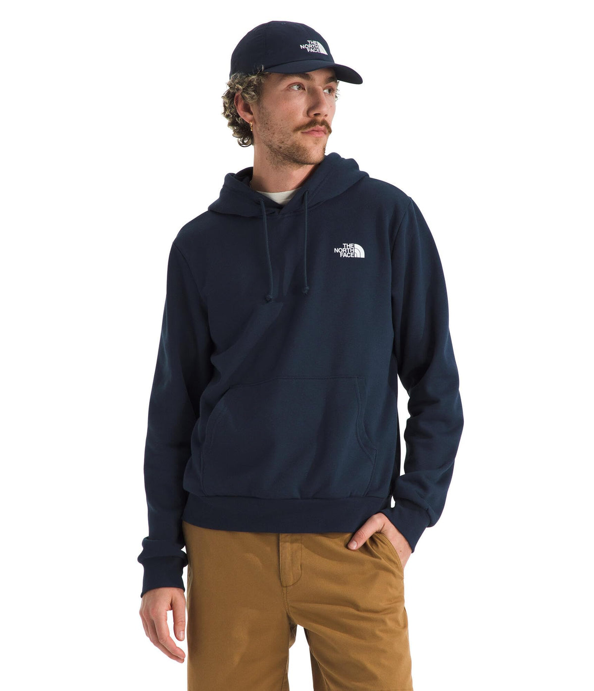 THE NORTH FACE Men's Evolution Box NSE Hoodie | Sweatshirt With 2 Piece Hood, Adjustable Drawcord, Kangaroo Hand Pocket