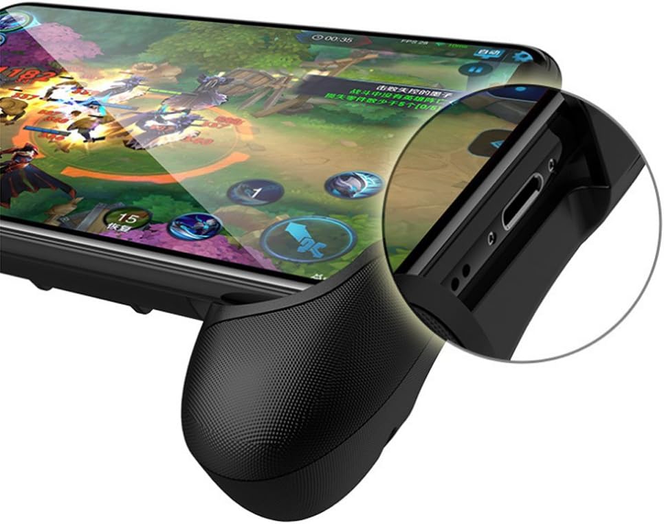 Universal Mobile Game Joystick Spiral Mini Joystick Game Handle Grip Controller Rocker Joypad Foldable Stand Holder for Cellphones (Handle Holder)