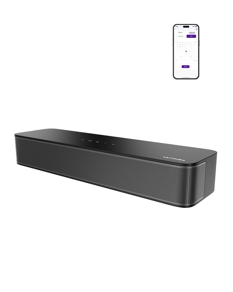 ULTIMEA 5.1CH Surround Sound Bar with Subwoofer, Dolby Atmos, VoiceMX, BassMX, APP, 300W Soundbar for Smart TV, Home Theater Surround Sound System for TV, BT 5.4, Poseidon M60 (2025 Model)