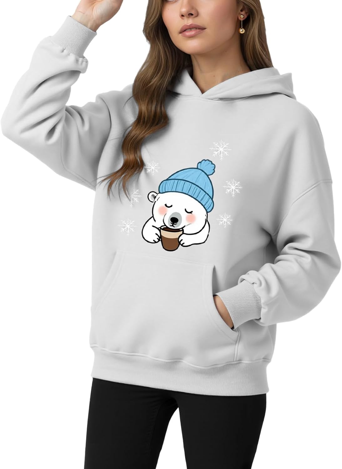 Womens Winter Fleece Hoodies Sweatshirts - Long Sleeve Pullover Sweaters With Pocket 2025 Fashion Outfits-39