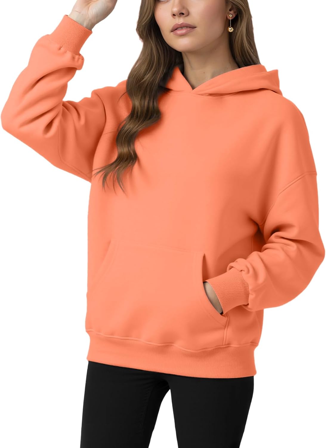 Womens Winter Fleece Hoodies Sweatshirts - Long Sleeve Pullover Sweaters With Pocket 2025 Fashion Outfits-40