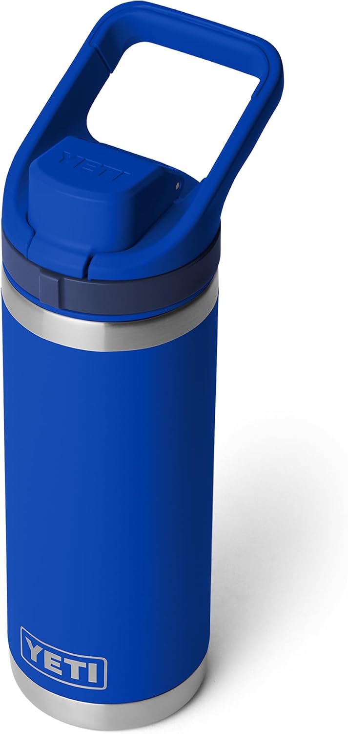 YETI Rambler 18 oz Leakproof Bottle with Flip Chug Cap, Royal Blue