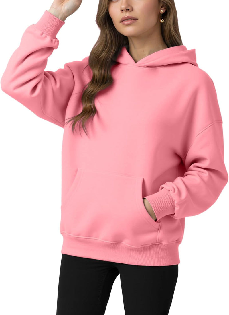 Womens Winter Fleece Hoodies Sweatshirts - Long Sleeve Pullover Sweaters With Pocket 2025 Fashion Outfits-52