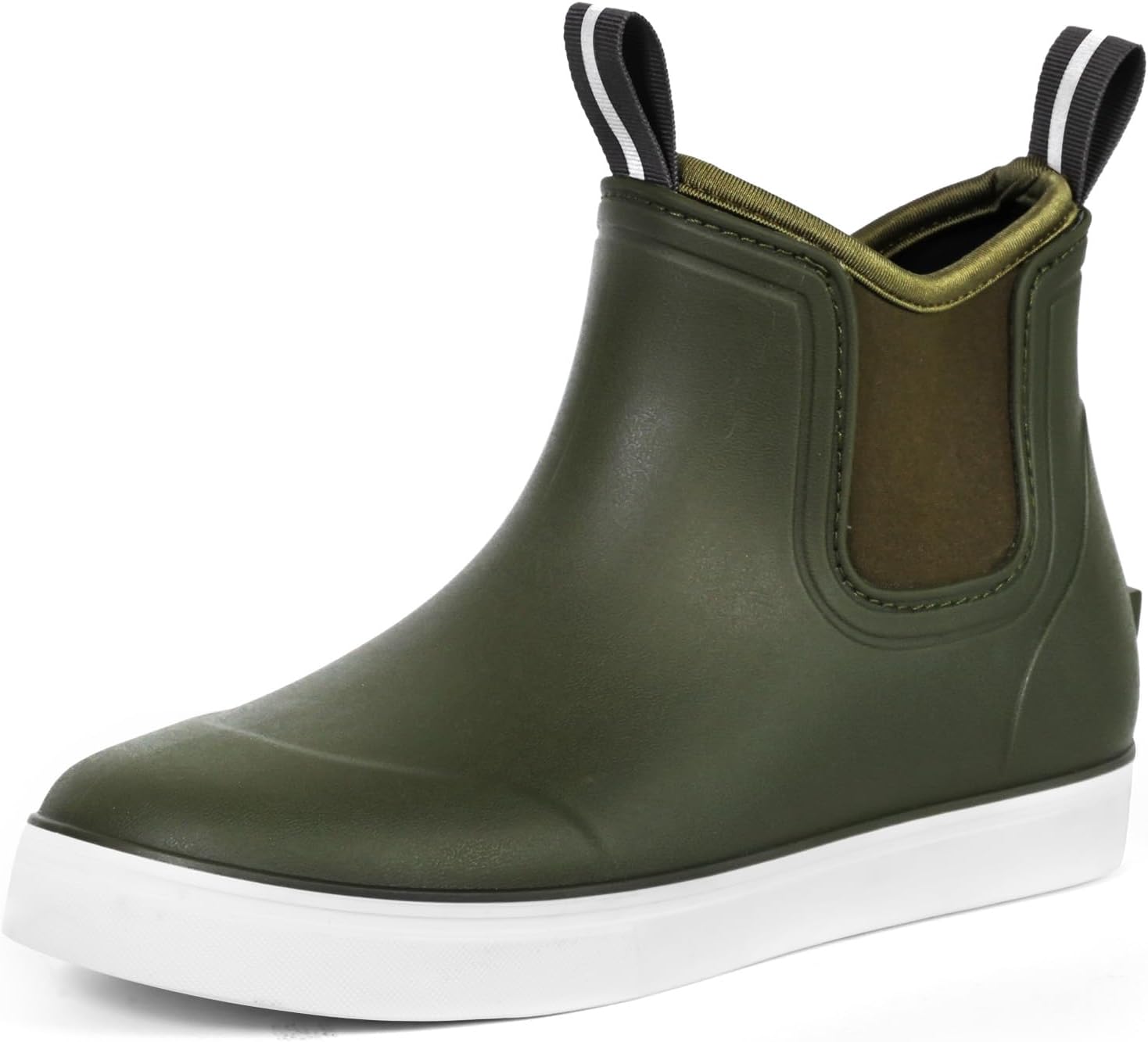 Women's Deck Boots Waterproof Ankle Rain Boots Outdoor Fishing Garden Boots for Women Anti-Slip Lightweight Comfortable Work Shoes-24