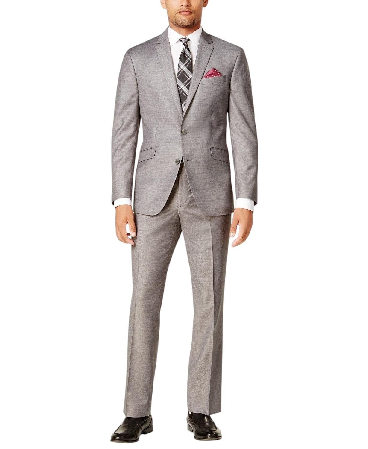 Kenneth Cole Mens Performance Fabric Slim Fit Suit-73