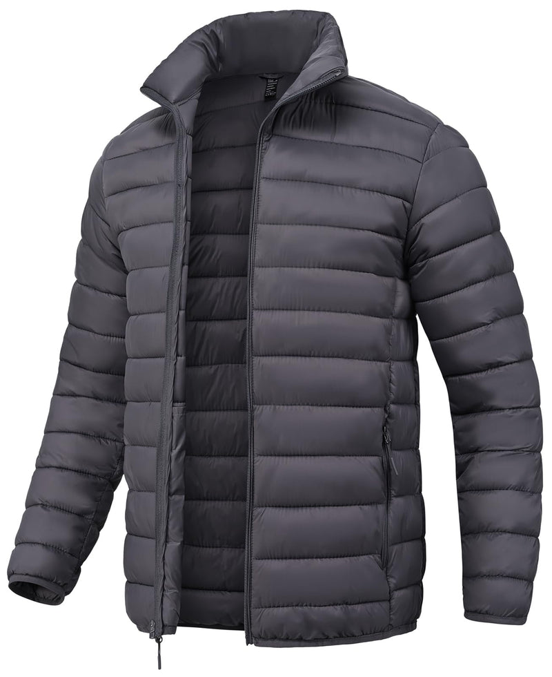 SPOSULEI Men Puffer Down Jacket Packable Lightweight Winter Jackets Coats Outdoor Waterproof Insulated Jackets-26