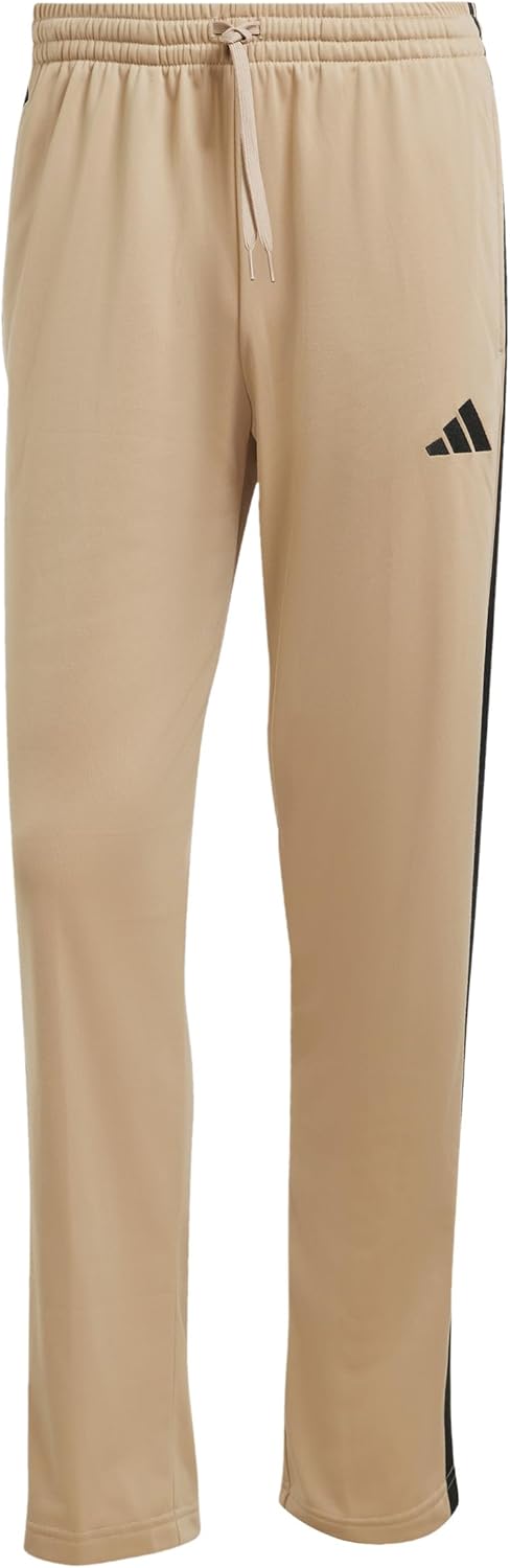 Adidas Mens 3-Stripes Tricot Open Hem Track Pants-48