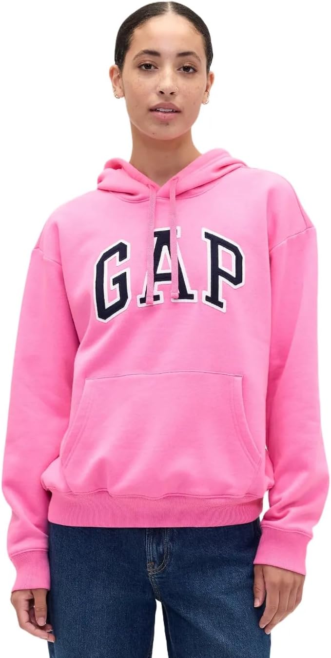 GAP Women's Logo Hoodie Hooded Pull-on Sweatshirt-30
