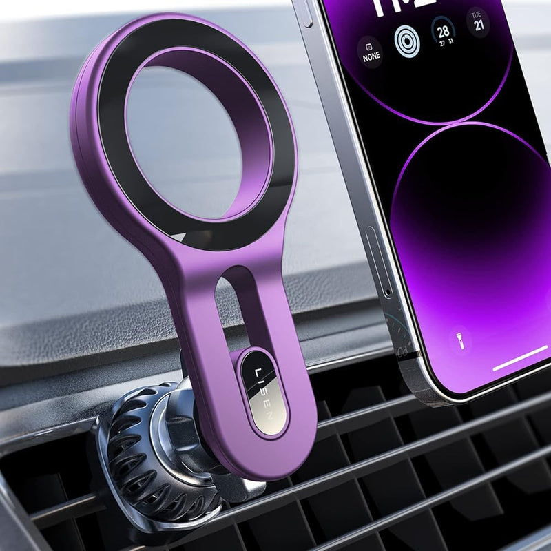 LISEN for MagSafe Car Mount, 2026 Magnetic Phone Holders for Your Car Air Vent Phone Mount, Hands Free Cell Car Phone Holder Accessories for Men Women fit iPhone 17 17e 16 15 14 13 12 Pro Max Kids