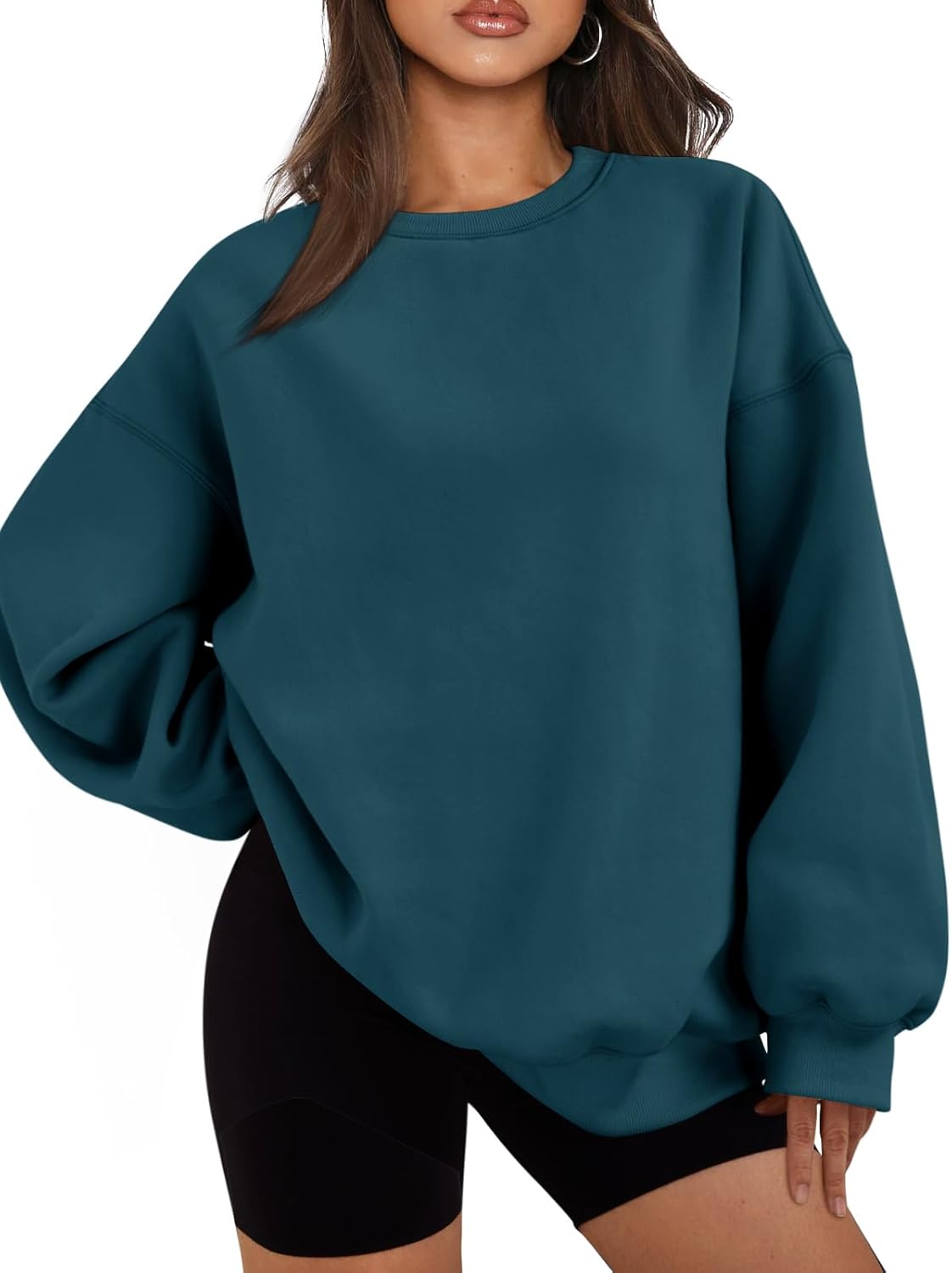 EFAN Womens Oversized Sweatshirts Hoodies Fleece Crewneck Sweaters Casual Tops Comfy Fall Fashion Outfits Winter Clothes 2026-89