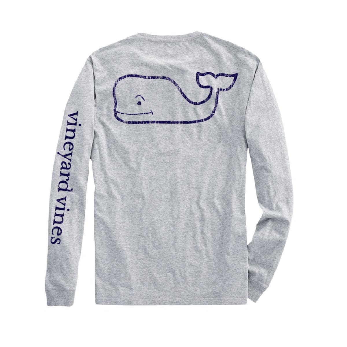 vineyard vines Boys Long Sleeve Vintage Whale Pocket T-Shirt