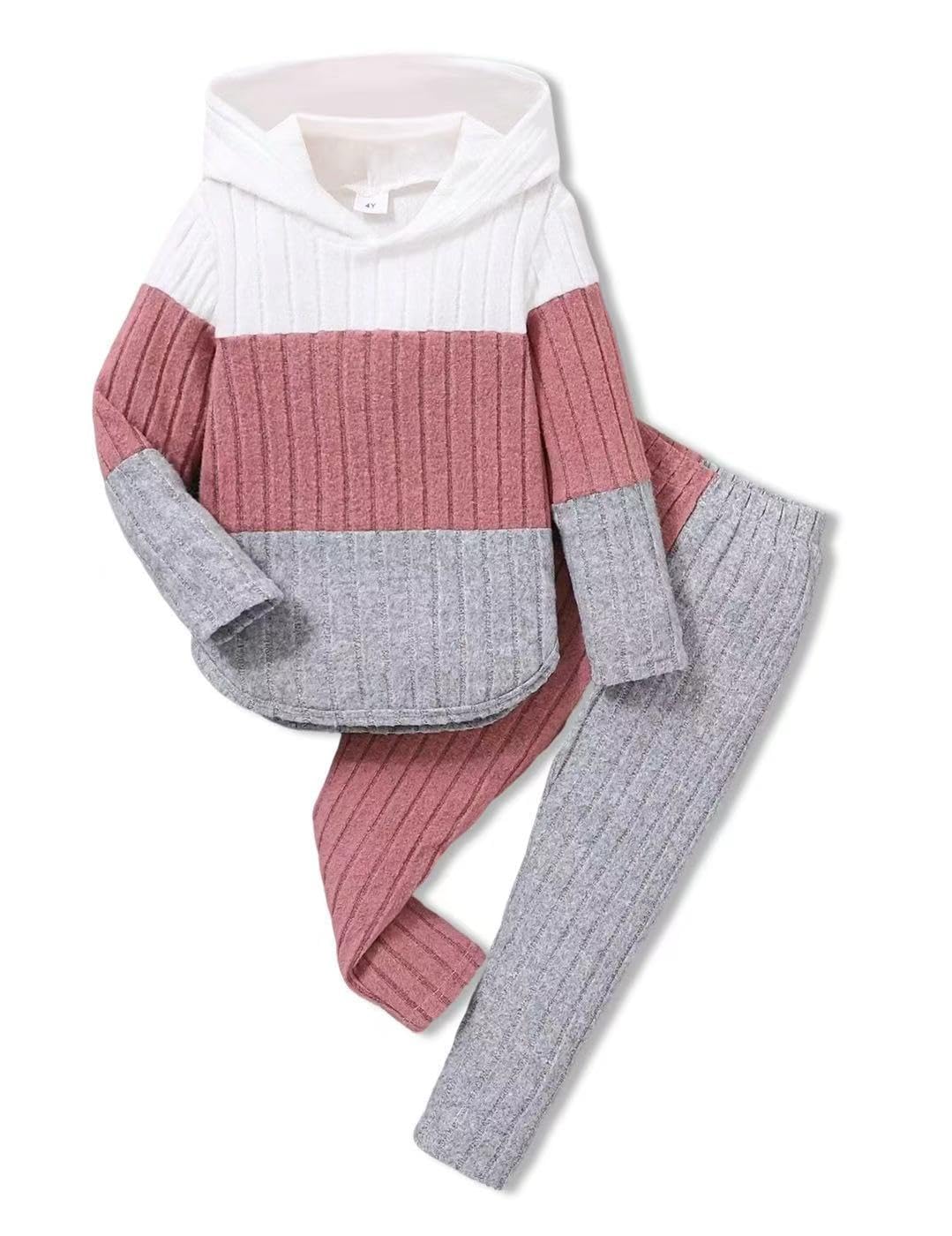 Girls Clothes Fall Girl Outfits 2Pcs Hoodie Pullover Sweatshirt+Pant+Leggings Winter Set for Size 4-8 Years Little Girls