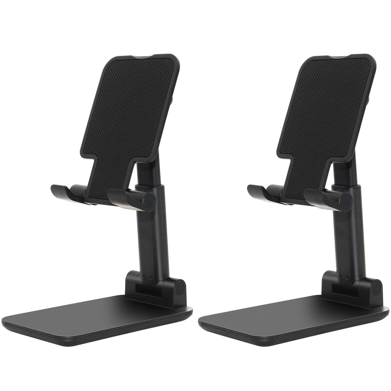 Cell Phone Stand, Folding Desktop Phone Stand, Angle Height Adjustable Mobile Phone Holder for Desk, Office, Tablet Stand Compatible with All Phones 4-10 Inches Cell Phone/Tablet (White)