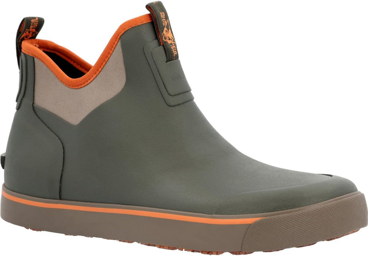 ROCKY Dry-Strike Waterproof Green & Orange Deck Boot